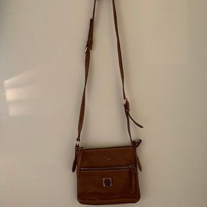 Dooney & Bourke Brown Leather Crossbody Bag